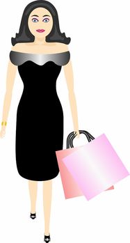 白色品牌汉服连衣裙的魅力展示
